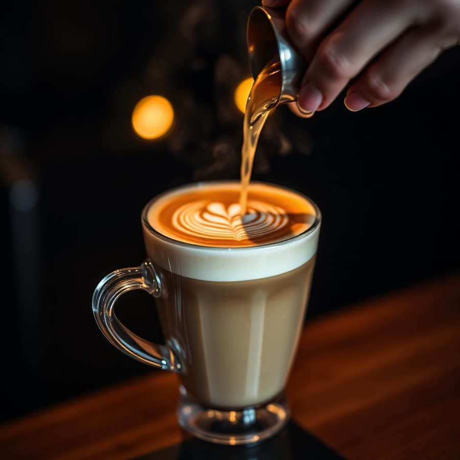 Latte art — cafea de specialitate preparată cu grijă